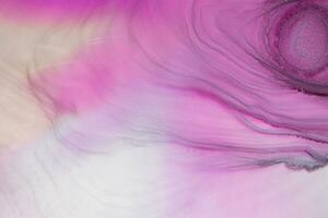 Alcohol ink sea texture. Abstract ocean art. Natural Luxury. Style incorporates the swirls of marble or the ripples of agate. Very beautiful red paint. photo