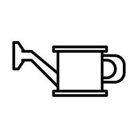 watering can icon in line style vector