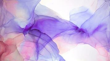 Ink colors are amazingly bright, luminous, translucent, free-flowing, and dry quickly. Abstract artwork. Trendy wallpaper. Natural pattern, luxury. Art for your design project. Transparent creativity. photo