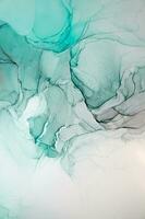 Abstract created using the technique of Alcohol ink. Macro photography of the smallest details of a panting. The panting shows how overflows of shades and colors of paint resemble space motifs. photo