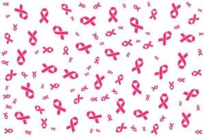 pink ribbon is a symbol of breast cancer awareness vector