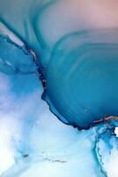Abstract liquid painting background alcohol ink technique. the abstract ocean includes swirls of marble or ripples of agate. Luxurious fluid painting. photo