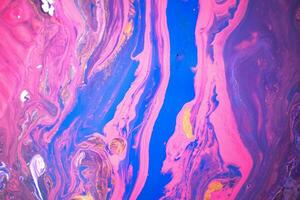 acrylic, paint, abstract. Closeup of the painting. Colorful abstract painting background. Highly-textured oil paint. High quality details. Marbling. Marble texture. Paint splash. Colorful fluid. photo