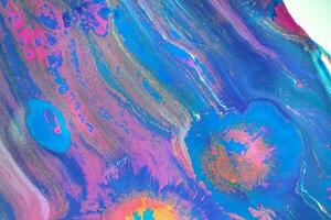 acrylic, paint, abstract. Closeup of the painting. Colorful abstract painting background. Highly-textured oil paint. High quality details. photo