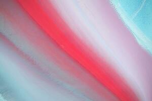Abstract created using the technique of liquid acrylic. Macro photography of the smallest details of a panting. The panting shows how overflows of shades and colors of paint resemble space motifs. photo