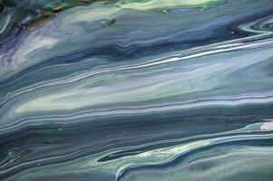Abstract created using the technique of liquid acrylic. Purple marble texture. Abstract ethereal swirl. Trendy wallpaper. Natural pattern, luxury. Art for your design project. Transparent creativity. photo