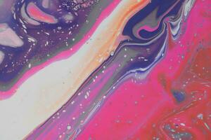 Fluid ink abstract background. Multicolored bright texture. Abstract painting color texture. Modern futuristic pattern. Multicolor dynamic background. Artwork for create. photo