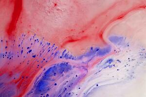 Abstract marbling oil acrylic paint background illustration art wallpaper - Color with liquid fluid marbled paper texture banner painting texture photo