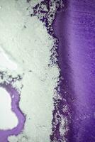 Artistic bright splash. Liquid artwork. Purple marble texture. Abstract ethereal swirl. Contemporary art. Abstract art background. Multicolored bright texture. Sophisticated illustration. photo