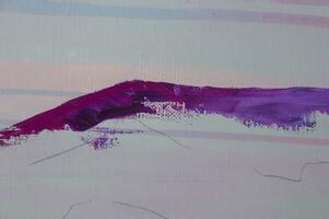 Multicolored texture painting. Abstract art background. oil on canvas. Rough brushstrokes of paint. Closeup of a painting by oil and palette knife. Highly-textured, high quality details. photo