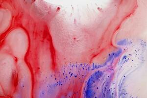 Fragment of multicolored texture painting. Abstract art background. oil on canvas. Rough brushstrokes of paint. Closeup of a painting by oil and palette knife. Highly-textured, high quality details. photo