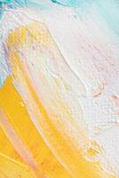 Abstract oil paint texture background, pattern of color brush strokes photo