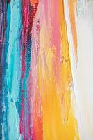 Abstract oil paint texture background, pattern of color brush strokes photo