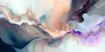 Alcohol ink abstract painting. Style incorporates the swirls of marble or the ripples of agate. Used as a trendy background for wallpapers, posters, cards, invitations, websites. photo