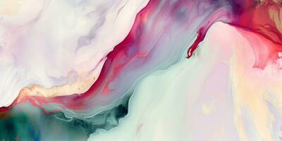 Alcohol ink abstract painting. Style incorporates the swirls of marble or the ripples of agate. Used as a trendy background for wallpapers, posters, cards, invitations, websites. photo
