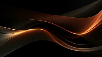 Layered texture of dark colors 3D layers. Cover layout design template. Abstract realistic decoration textured with cardboard wavy layers. Black abstract background. photo