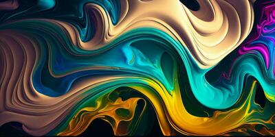 Alcohol ink abstract painting. Style incorporates the swirls of marble or the ripples of agate. Used as a trendy background for wallpapers, posters, cards, invitations, websites. photo
