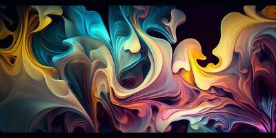 Alcohol ink abstract painting. Style incorporates the swirls of marble or the ripples of agate. Used as a trendy background for wallpapers, posters, cards, invitations, websites. photo