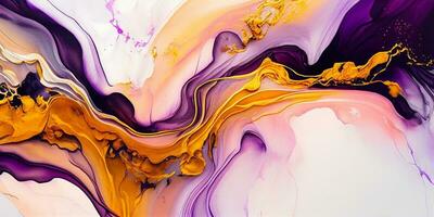 Set of Alcohol ink abstract painting. Style incorporates the swirls of marble or the ripples of agate. Used as a trendy background for wallpapers, posters, cards, invitations, websites. photo