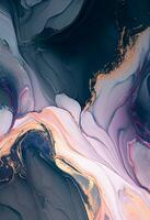 Alcohol ink abstract painting. Style incorporates the swirls of marble or the ripples of agate. Used as a trendy background for wallpapers, posters, cards, invitations, websites. photo