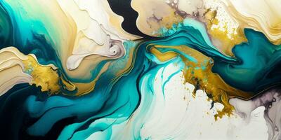 Set of Alcohol ink abstract painting. Style incorporates the swirls of marble or the ripples of agate. Used as a trendy background for wallpapers, posters, cards, invitations, websites. photo