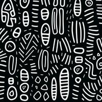 Great for textiles, banners, wallpapers, wrapping. Abstract seamless, ethnic background. Set of hand drawn marker and ink seamless patterns. photo