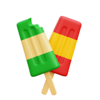 la glace crème 3d icône des illustrations png