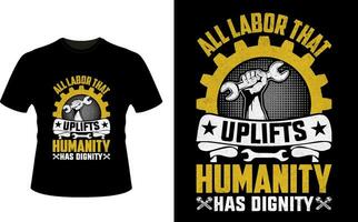 labor día t camisa diseño haz diseño vector gráfico labor t camisa diseño