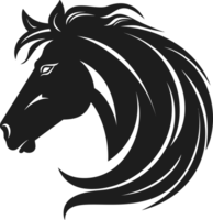 Horse icon black png