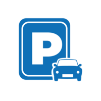 parcheggio cartello, illustrazione png