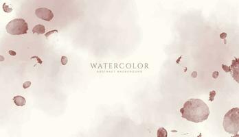 Abstract horizontal watercolor background. Neutral light colored empty space background illustration vector