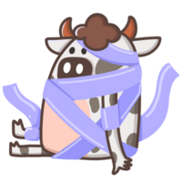 Cow in Mummy png