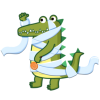 Krokodil im Mama png