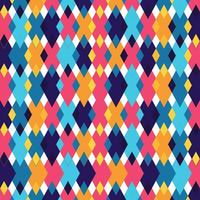 Argyle Style Diamond Shapes Pattern vector