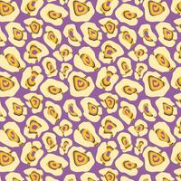 70s Psychedelic Retro Pattern Groovy Hippie Style vector