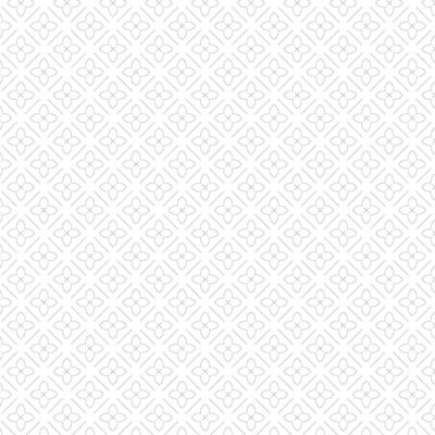 Black And White Minimal Geometric Flower Pattern