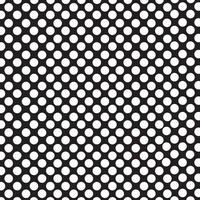 Black And White Classic Polka Dot Pattern vector