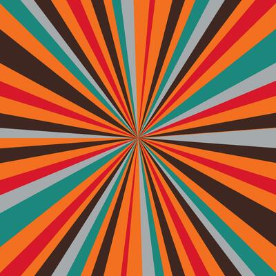 Retro Vintage Sunburst Background