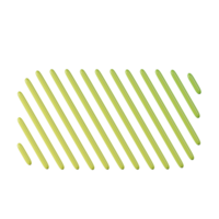 Rechteck Form, Gelb Grün Gradient 3d Wiedergabe. png