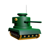 tank 3d renderen icoon illustratie png