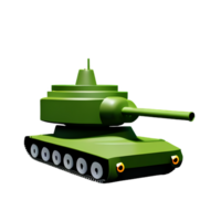 tanque 3d Renderização ícone ilustração png