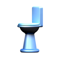 toilette siège 3d le rendu icône illustration png