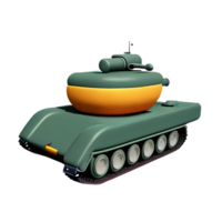 tanque 3d representación icono ilustración png