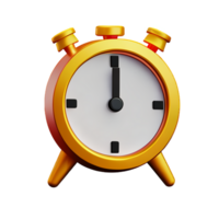 timer 3d rendering icon illustration png