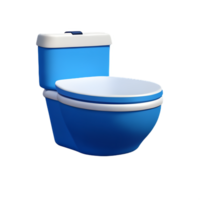 toalett sittplats 3d tolkning ikon illustration png