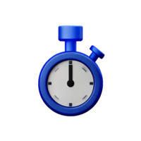 Timer 3d interpretazione icona illustrazione png