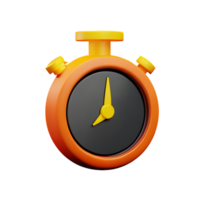 timer 3d rendering icon illustration png