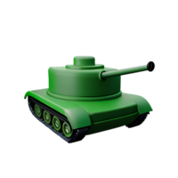 tanque 3d representación icono ilustración png