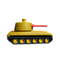 tanque 3d representación icono ilustración png