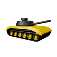 tanque 3d representación icono ilustración png